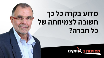 [וידאו] מדוע בקרה כל כך חשובה לצמיחתה של כל חברה?